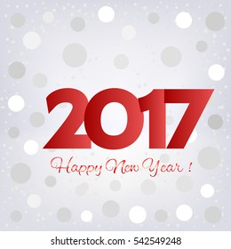 2017 Happy New Year background. Pattern element for cover, print, web, wrapping
