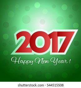 2017 Happy New Year background. Pattern element for cover, print, web, wrapping