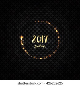   2017 loading. Progress bar design. Vector illustration.