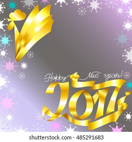 2017 lunar new year on dark grey background