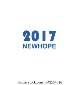 2017 new hope logo vector