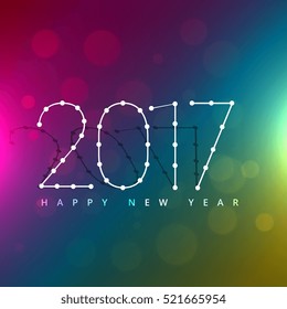 2017 new year celebration background