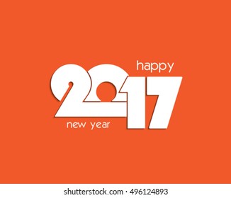 2017 new year numbers design for your greetings card, flyers, invitation, posters, brochure, banners, calendar