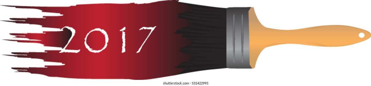 2017 new year vector background 