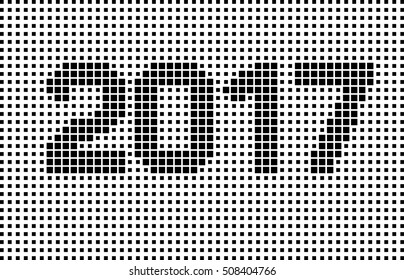 2017 New Year. Vector graphic banner