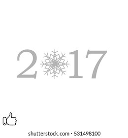 2017, wallpaper, background, vector illustration EPS 10