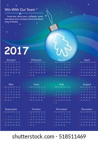 2017 year calendar