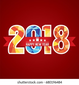 2018 Abstract Banner Vector Illustration