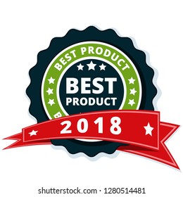 2018 Best Product Label illustration