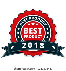 2018 Best Product Label illustration