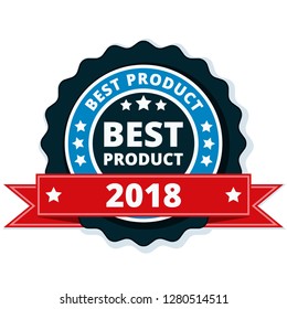 2018 Best Product Label illustration