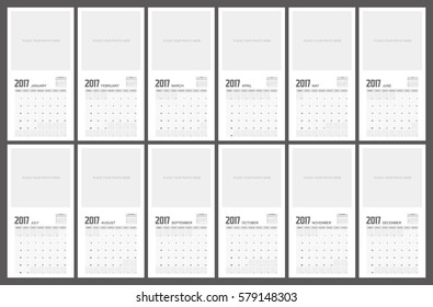 2018 Calendar Planner Design.