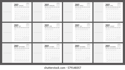2018 Calendar Planner Design.
