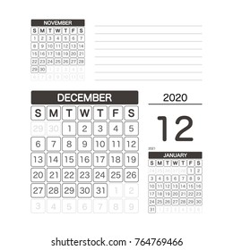 2018 Calendar Planner Design.