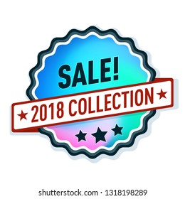 2018 Collection Sale label illustration