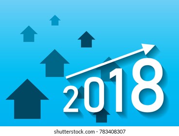 2018. Concept business success vector illustration.