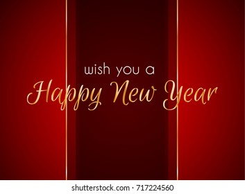 2018 Happy New Year Background for your Seasonal Flyers and Greetings Card or Christmas themed invitations 
