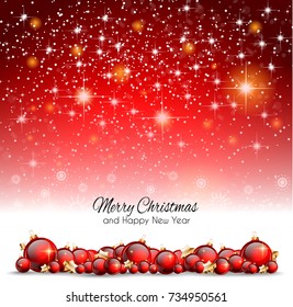 2018 Happy New Year Background for your Seasonal Flyers and Greetings Card or Christmas themed invitations