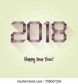 2018 Happy New Year Background for your Seasonal Flyers and Greetings Card or Christmas themed invitations