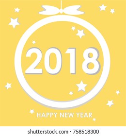 2018 Happy New Year background
