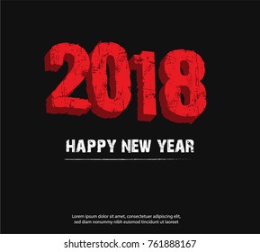 2018 happy new year background