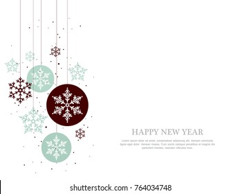 2018 Happy New Year Background for Flyers and Greetings Card