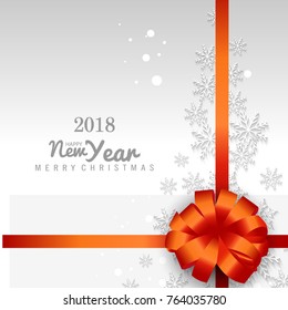2018 Happy New Year Background for Flyers and Greetings Card