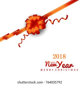 2018 Happy New Year Background for Flyers and Greetings Card