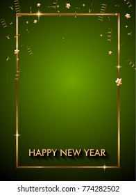 2018 Happy New Year Background for your Seasonal Flyers and Greetings Card or Christmas themed invitations