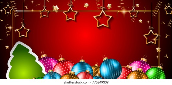 2018 Happy New Year Background for your Seasonal Flyers and Greetings Card or Christmas themed invitations