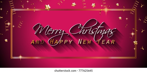 2018 Feliz Año Nuevo fondo para tu tarjeta de volantes y saludos de temporada o invitaciones temáticas de Navidad