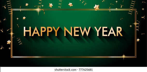 2018 Happy New Year Background for your Seasonal Flyers and Greetings Card or Christmas themed invitations