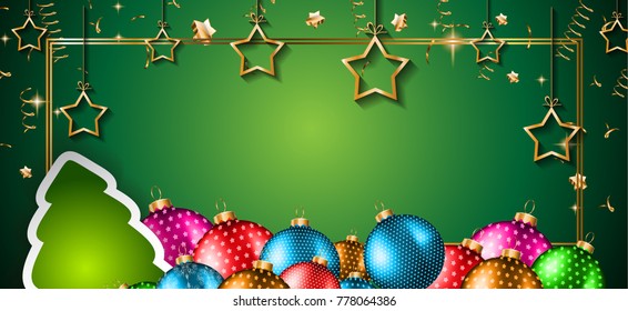 2018 Happy New Year Background for your Seasonal Flyers and Greetings Card or Christmas themed invitations