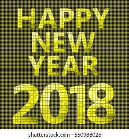 2018 Happy new year card
