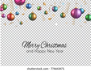 2018 Happy New Year design for your Seasonal Flyers and Greetings Card or Christmas themed invitations ready to use on whatever background.