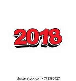 2018 icon vector