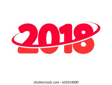 2018, isolated logo, symbol design template, vector illustration