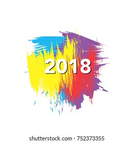 2018 NEW YEAR DESIGN FOR ICON LOGO BANNER WEB BROCHURE