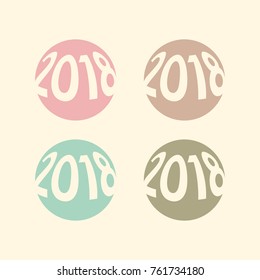 2018 round vector logo