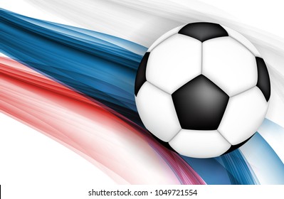 2018 Soccer Championship Background Vector Illustration EPS10