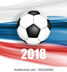 2018 Soccer Championship Background Vector Illustration EPS10