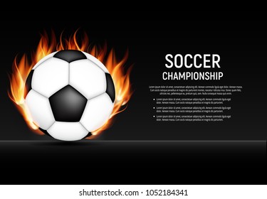 2018 Soccer Championship Background Vector Illustration EPS10