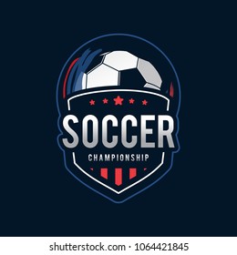 2018 Soccer Tournament Logo Icon