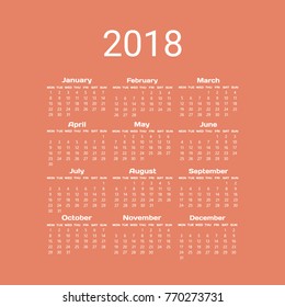 18calendar High Res Stock Images Shutterstock
