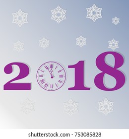 2018 watch snow background
