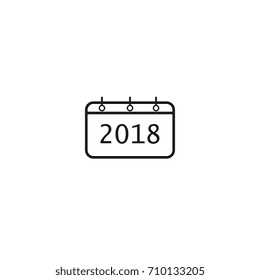2018 Year Calendar icon