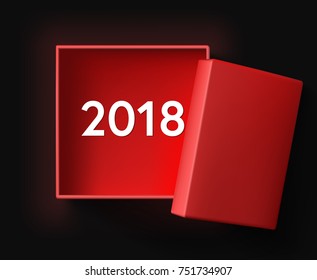 2018  year in red box 