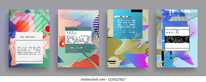 2019 Abstract background cover design. Vector pattern