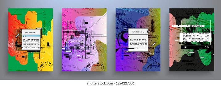2019 Abstract background cover design. Vector pattern