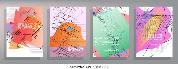 2019 Abstract background cover design. Vector pattern